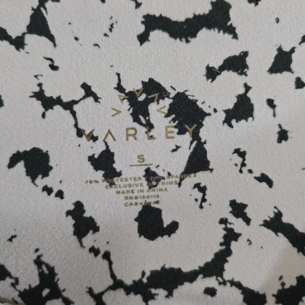 VARLEY Century 2.0 Printed Leggings Small Low-impact Cropped Lolux Print Jersey - Picture 6 of 6
